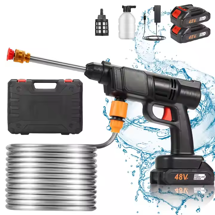 Portable High Pressure Water Gun with Battery